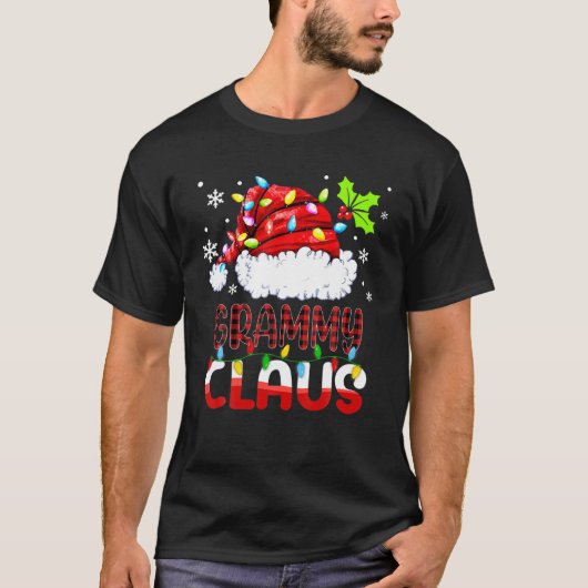 Grammy Claus Xmas familie komt overeen met oma Fun T-shirt (Voorkant)