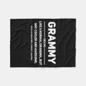 Grammy Definition First Time Grammy Promoted To Gr Fleece Deken (Voorkant (Horizontaal))