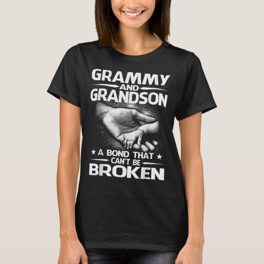 Grammy en kleinzoon hebben een band die niet verbr t-shirt (Voorkant)