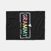 Grammy Est 2026 Promoted To Grandma 2026 For Grand Fleece Deken (Voorkant (Horizontaal))