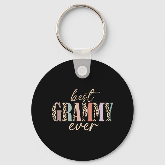 Grammy Ever Leopard Oma Moederdag Sleutelhanger (Voorkant)