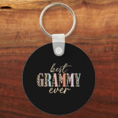 Grammy Ever Leopard Oma Moederdag Sleutelhanger (Voorkant)