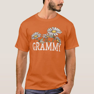 Grammy Floral Chamomile Design Mothers Day Gifts G T-shirt