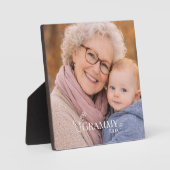 Grammy-foto ingestelde jaar modern hart fotoplaat (Voorkant)