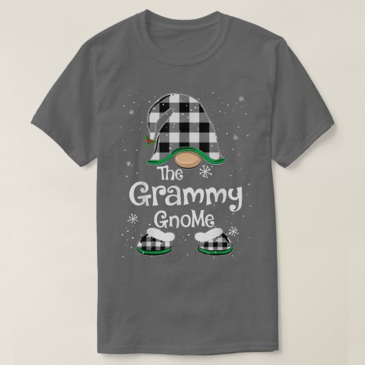 Grammy Gnome Buffalo Pset Matching Family Christm T-shirt (Design voorkant)