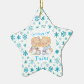 Grammy Grandma of Twins Star Ornament Gift (Links)