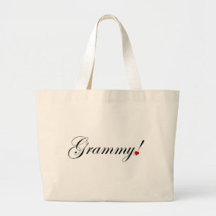 Grammy! Grote Tote Bag