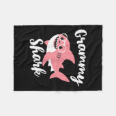 Grammy Haai Moederdag Oma Grappig  Fleece Deken (Voorkant (Horizontaal))