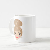 Grammy Ik hou van je Custom Koffiemok (Voorkant links)