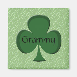 Grammy Irish Shamrock Magnet