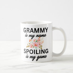 Grammy is mijn naam, verwennen is mijn spel Mok, G Koffiemok