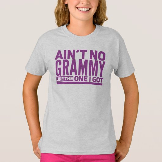 Grammy Kinderen Basic T-Shirt (Voorkant)