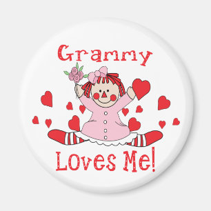 Grammy Love is me Rag Doll Magneet