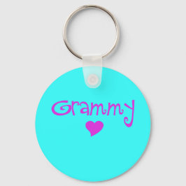Grammy met hart sleutelhanger