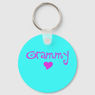 Grammy met hart sleutelhanger