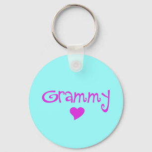 Grammy met hart sleutelhanger