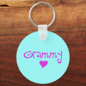 Grammy met hart sleutelhanger (Voorkant)