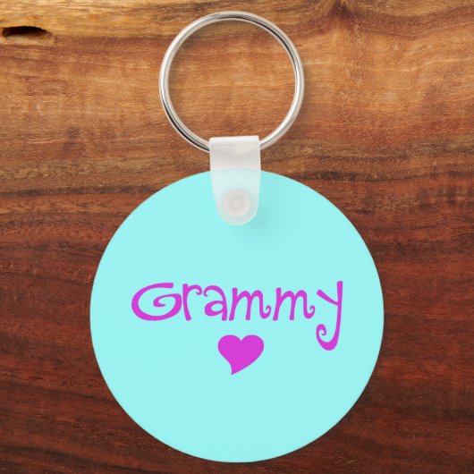 Grammy met hart sleutelhanger (Voorkant)