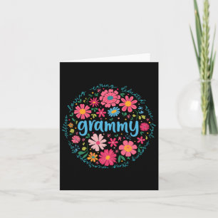 Grammy Moederdag voor Grandma Wildflower Floral W Kaart