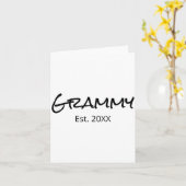 Grammy Nana Gigi Grandma Grandmother D Kaart (Gele Bloem)