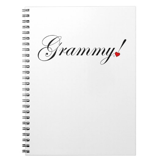 Grammy! Notitieboek (Voorkant)