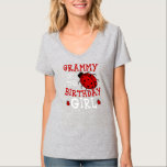 Grammy Of The Birthday Girl Ladybug Bday Party T-shirt<br><div class="desc">Grammy Of The Birthday Girl Ladybug Bday Party Celebration Gift. Perfect gift for your dad,  mom,  papa,  men,  women,  friend and Famy members on Thanksgiving Day,  Christmas Day,  Mothers Day,  Fathers Day,  4th of July,  1776 Independent day,  Veterans Day,  Halloween Day,  Patrick's Day</div>