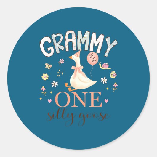 Grammy One Domme Gans 1e Ronde Sticker (Voorkant)