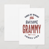 Grammy RSVP Kaartje (Voorkant / Achterkant)