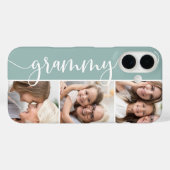 Grammy Script Grandma Photo Collage Case-Mate iPhone Case (Achterkant (horizontaal))