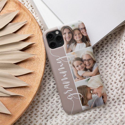 Grammy Script Grandma Photo Collage Case-Mate iPhone Case