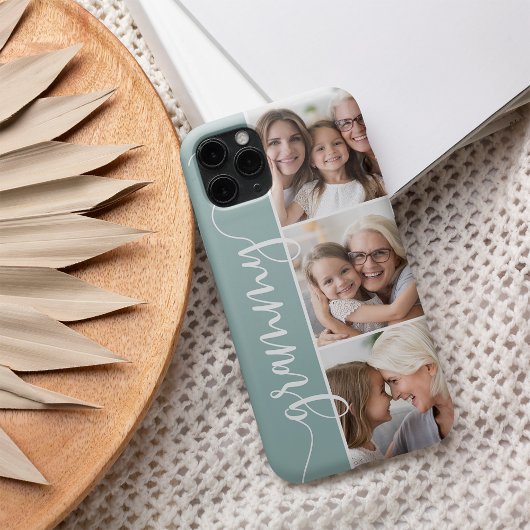 Grammy Script Grandma Photo Collage Case-Mate iPhone Case