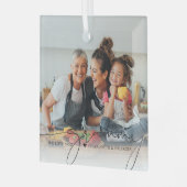 Grammy Script Overlay | Wij houden van u Glas Ornament (Voorkant links)