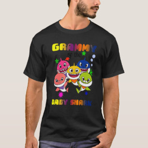 Grammy Shark Birthday Grammy Shark Family Mother's T-shirt