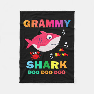 Grammy Shark Fleece Deken