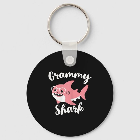 Grammy Shark Mother's Day Grandma Funny Sleutelhanger (Voorkant)