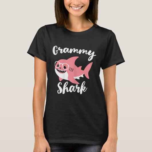 Grammy Shark Mother's Day Grandma Funny T-shirt (Voorkant)