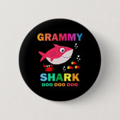 Grammy Shark Ronde Button 5,7 Cm (Voorkant)