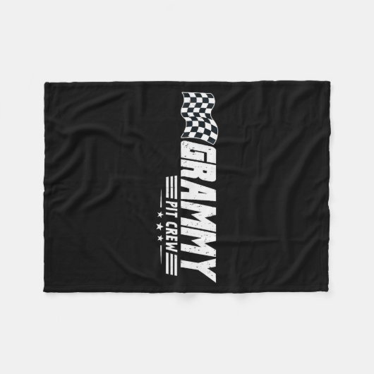 Grammy T Crew Race Car Birthday Family Racing  Fleece Deken (Voorkant (Horizontaal))