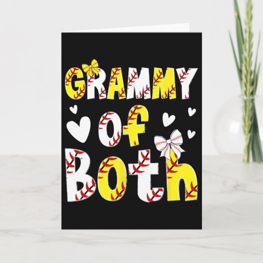 Grammy van beide trots Softll verkoopt Grammy oma Kaart (Voorkant)