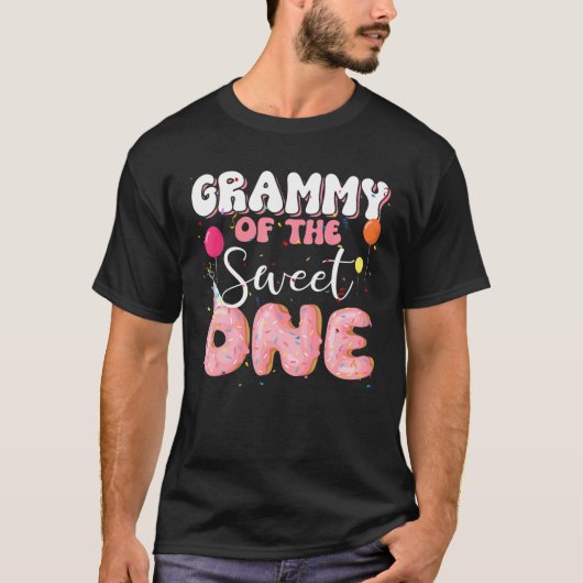 Grammy van de gedenkdag 1 Doughnut 1St B-D T-shirt (Voorkant)