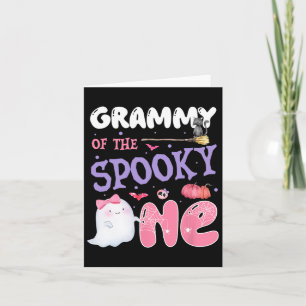 Grammy van de Spooky One 1st Birthday Halloween Pi Kaart