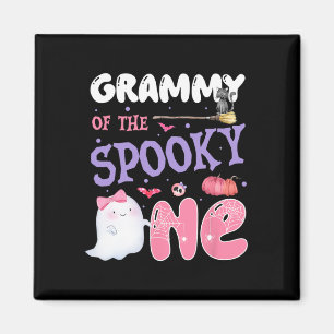Grammy van de Spooky One 1st Birthday Halloween Pi Magneet