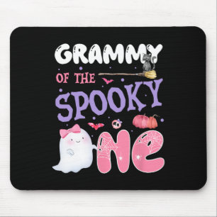 Grammy van de Spooky One 1st Birthday Halloween Pi Muismat