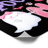 Grammy van de Spooky One 1st Birthday Halloween Pi Poster (Hoek)