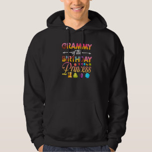 Grammy van de verjaardag prinses donut verjaardag  hoodie