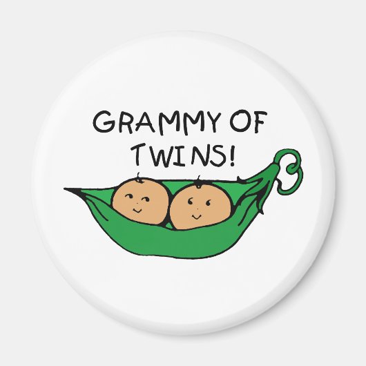 Grammy van Twins Pod Magneet (Voorkant)