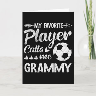 Grammy Voetbal Mijn Favoriete Speler Noemt Me Gram Kaart