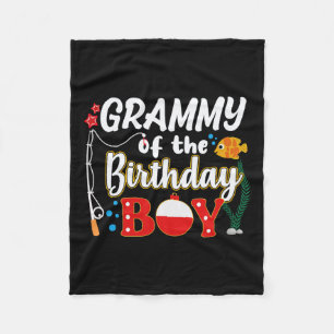 Grammy voor The Birthday Boy Vist Family Matching Fleece Deken