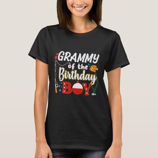 Grammy voor The Birthday Boy Vist Family Matching T-shirt (Voorkant)