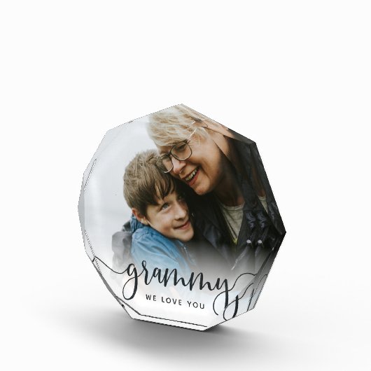 Grammy We houden van je | Grandma Script Overlay Fotoblokken (Rechts)